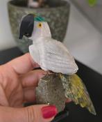 Vogel op Pyriet, Ophalen of Verzenden, Mineraal