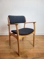 Vintage stoel van Erik Buch, model 50, Huis en Inrichting, Stoelen, Ophalen, Hout, Gebruikt, Bruin