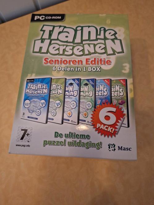 Train je Hersenen - Senioren Editie - PC CD-ROM, Computers en Software, Educatie- en Cursussoftware, Gebruikt, Overige typen, Windows