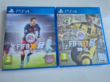 Fifa 16 & 17 ps4 /games voor de playstation 4 beschikbaar voor biedingen