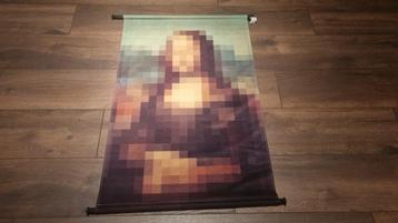 Wand Doek Mona Lisa! NIEUW! 72 c 106 CM! beschikbaar voor biedingen