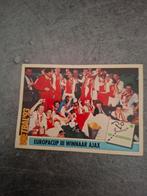 Panini sticker Voetbal 93. Europa Cup III Winnaar Ajax., Verzenden, Zo goed als nieuw, Sticker