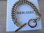 Dyrberg/Kern brede schakel armband Aerin s/g (shiny gold), Verzenden, Zo goed als nieuw, Goud, Overige materialen