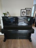 Oude piano, decoratie piano, Muziek en Instrumenten, Piano's, Ophalen, Gebruikt, Zwart