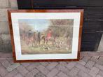 Schilderij paardenjacht drijfjacht poster, Ophalen, Schilderij