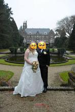 Witte trouwjurk maat 48, Ophalen of Verzenden, Zo goed als nieuw, Wit, Trouwjurk