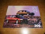 brochure Peugeot 306 modellen 1994, Boeken, Auto's | Folders en Tijdschriften, Overige merken, Ophalen of Verzenden, Zo goed als nieuw