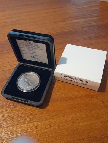 10 Euro Zilver Huwelijksmunt Proof beschikbaar voor biedingen