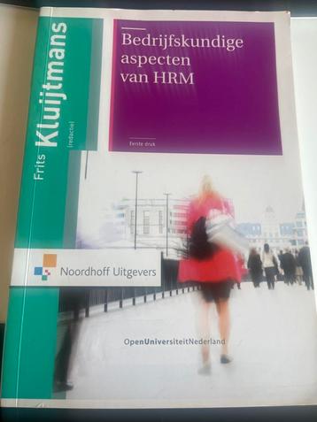 F. Kluijtmans - Bedrijfskundige aspecten van HRM beschikbaar voor biedingen