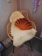 Vintage Rotan Stoel, Huis en Inrichting, Ophalen, Gebruikt, Bruin, Rond