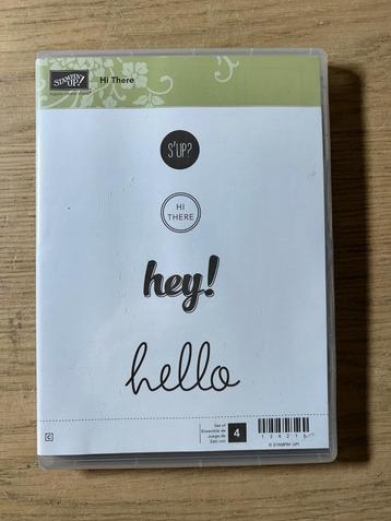 Stampin' Up! Hi There & Simply Celebrate Stempelsets beschikbaar voor biedingen