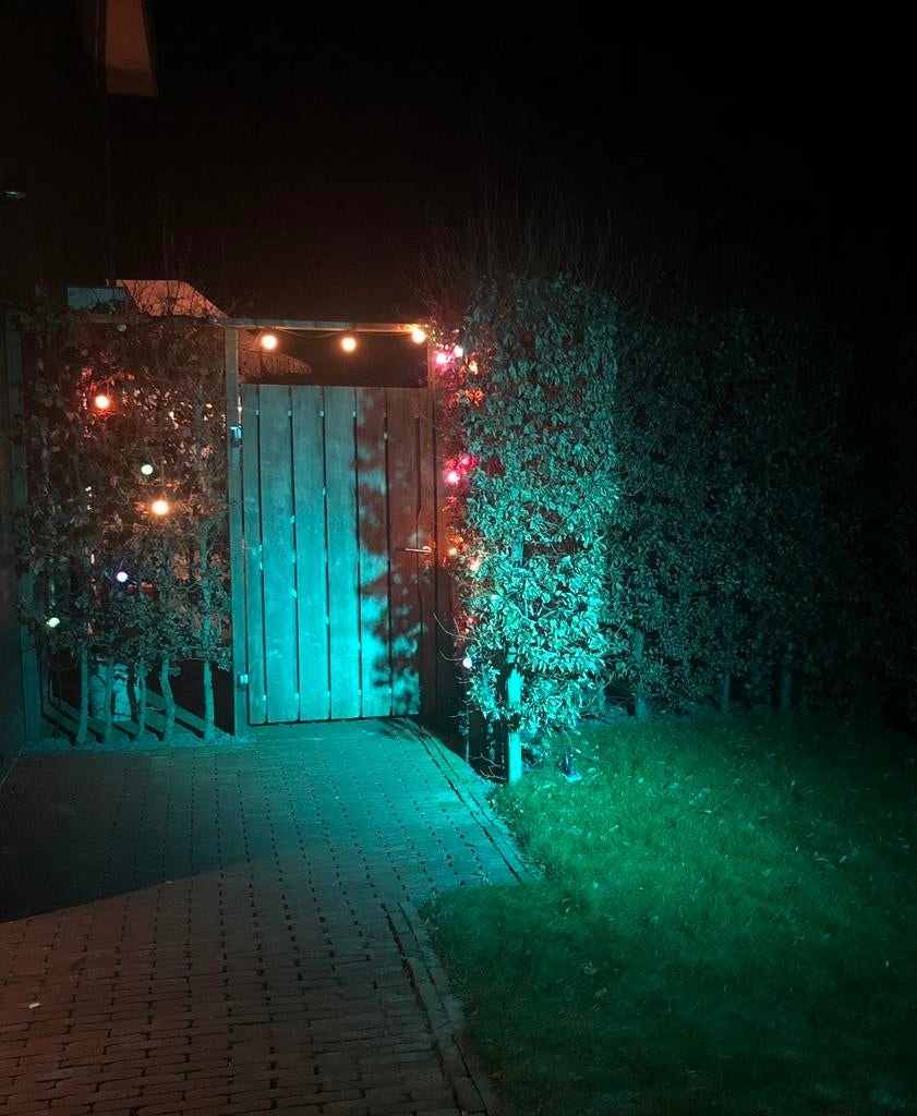 Prikkabel verhuur 💡, Tuin en Terras, Buitenverlichting, Zo goed als nieuw, Overige typen, Kunststof, Minder dan 50 watt, Netvoeding