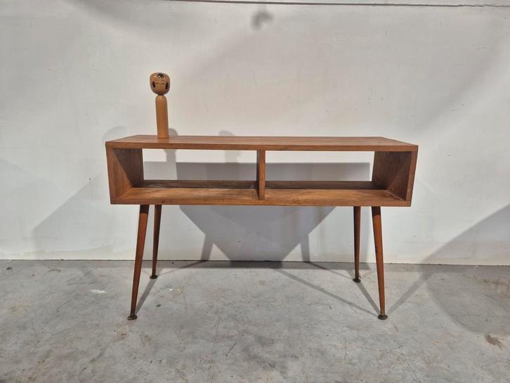 Mid century vintage audio tafeltje design, Antiek en Kunst, Antiek | Meubels | Tafels, Ophalen of Verzenden