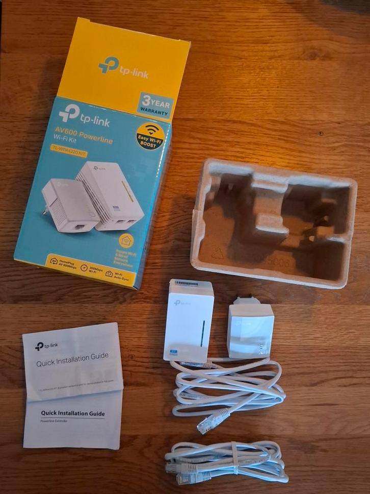 TP-Link TL-WPA4220 Kit - Zo goed als nieuw, Computers en Software, Powerlines, Zo goed als nieuw, Ophalen of Verzenden