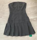 NIEUW Antraciet strapless jurkje , maatje xs 34, Nieuw, Ophalen of Verzenden, Maat 34 (XS) of kleiner, Grijs