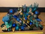 Kerstballen kerstboom blauw Pauw goud partij  uniek chique, Diversen, Kerst, Ophalen of Verzenden, Zo goed als nieuw