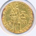 Utrecht Gouden Dukaat 1781, Postzegels en Munten, Edelmetalen en Baren, Goud, Ophalen of Verzenden