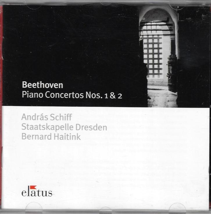 Beethoven - Piano Con.1 & 2 - Schiff Staatskapelle Haitink, Cd's en Dvd's, Cd's | Klassiek, Zo goed als nieuw, Orkest of Ballet