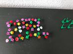 15 Lego bloemen met diverse kleuren en 5 steeltjes, Ophalen of Verzenden, Zo goed als nieuw, Losse stenen, Lego