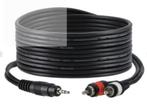 Devine VA7030 jack 3.5 mm stereo - 2x RCA male 3 m, Audio, Tv en Foto, Audiokabels en Televisiekabels, Ophalen of Verzenden, Nieuw