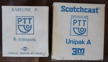 2x Oude doosjes 3M/CIH voor PTT beschikbaar voor biedingen