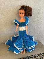 Vintage retro Fleur barbiepop Barbie gebreide Spaanse jurk, Fashion Doll, Gebruikt, Ophalen of Verzenden