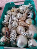 Antieke kerstballen en pieken., Ophalen of Verzenden, Zo goed als nieuw