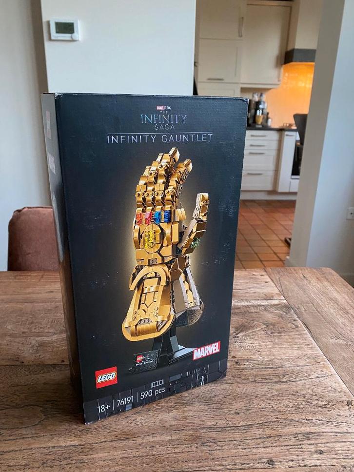Lego Marvel 76191 Infinity Gauntlet, Kinderen en Baby's, Speelgoed | Duplo en Lego, Zo goed als nieuw, Lego, Complete set, Ophalen of Verzenden