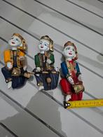 3 houten Birmese muzikanten antiek houtsnijwerk
.Wandhanger, Verzamelen, Beelden en Beeldjes, Ophalen of Verzenden, Zo goed als nieuw