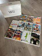 Nintendo wii, met 11 spellen. ZONDER JOYSTICK/NUNCHUCKS, Spelcomputers en Games, Spelcomputers | Nintendo Wii, Ophalen of Verzenden