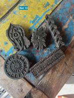 India stempel set van 5 stuks Indiase batik diverse 13-24, Verburgt Vintage, Nieuw, Ophalen of Verzenden, https://verburgtvintage.nl/#contact