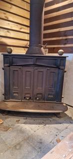 Franklin openhaard gietijzer., Ophalen, Gebruikt, Vrijstaande haard, Houthaard