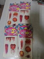 Neppe wondtattoo's, Ophalen of Verzenden, Nieuw, Schmink, Halloween of Griezel
