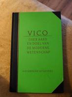 G.B. Vico - Over aard en doel van de moderne wetenschap, Ophalen of Verzenden, Zo goed als nieuw, G.B. Vico