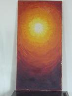 Vintage, Retro schilderij, olieverf, jaren 70, 1970, Ophalen of Verzenden