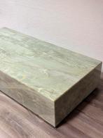 Salontafelblok Kwartsiet Emerald Green, Huis en Inrichting, Tafels | Salontafels, Ophalen, 100 tot 150 cm, 50 tot 100 cm, Zo goed als nieuw