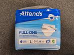 Attends pull-ons 4, incontinentiebroekjes, mt L, 22st in pak, Ophalen of Verzenden, Nieuw