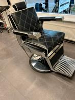 Barbier stoel zwart,, Huis en Inrichting, Stoelen, Ophalen, Overige materialen, Gebruikt, Zwart