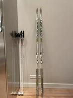 Langlauf ski's en stokken Fischer - bijna nieuw!, Sport en Fitness, Skiën en Langlaufen, 160 tot 180 cm, Ophalen of Verzenden