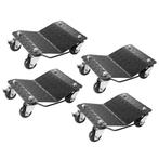 Wielkar, 1500 kg capaciteit, 4 stuks, staal, zwart, Verzenden, Nieuw