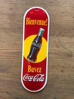 Coca Cola emaille bordje, Verzamelen, Ophalen of Verzenden, Zo goed als nieuw, Reclamebord