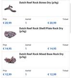 5x dutch reef rock stenen zeeaquarium, Dieren en Toebehoren, Ophalen of Verzenden, Plant(en), Steen of Hout