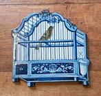 Antiek aardewerk plaquette vogelkooi Tichelaar Makkum, Antiek en Kunst, Ophalen of Verzenden
