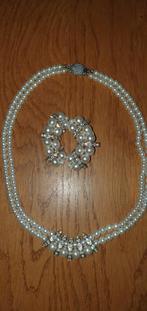 Briljanten Ketting & Oorbellen Set, Ophalen of Verzenden, Zo goed als nieuw