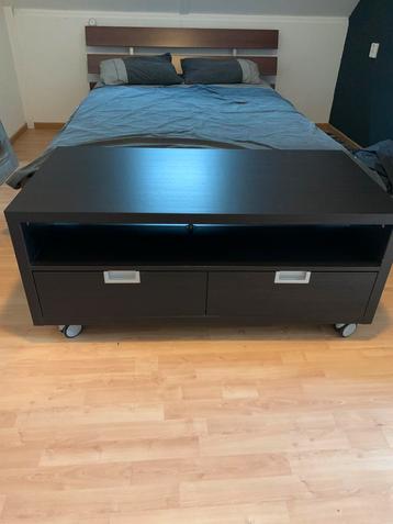 Ikea TV kast met lades zwartbruin beschikbaar voor biedingen