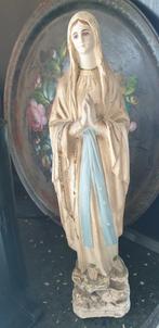 Fraai Mariabeeld Maria van Lourdes met glazen ogen 41 cm, Antiek en Kunst, Antiek | Religie, Ophalen of Verzenden