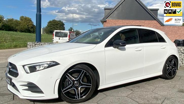 Mercedes-Benz A-klasse 250 Premium Plus AMG/ Pano/ Burmester, Auto's, Mercedes-Benz, Bedrijf, Te koop, A-Klasse, ABS, Achteruitrijcamera