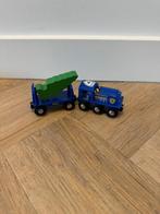Heel goed Brio houten trein politie kerstboom transport set, Ophalen of Verzenden, Zo goed als nieuw