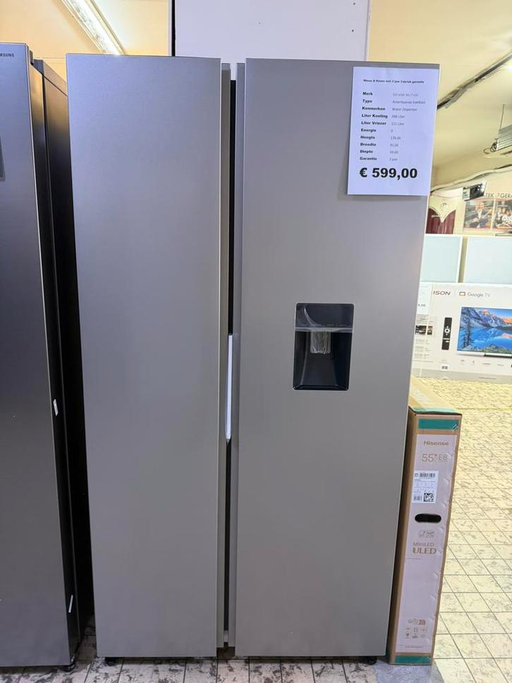 Amerikaanse koelkast nieuw no frost water dispenser, Witgoed en Apparatuur, Koelkasten en IJskasten, Nieuw, Met aparte vriezer