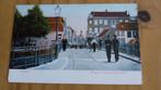 Ansichtkaart Leiden, Brug en Haarlemmerstraat, Ophalen of Verzenden, Voor 1920, Ongelopen, Zuid-Holland